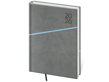 Týždenný A5 Grife , grey/blue (Farba grey/blue)