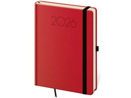 Týždenný A5 New Praga , Red (Farba Red)
