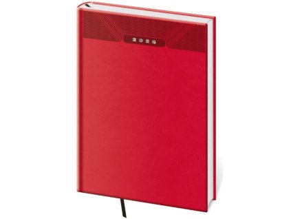 Týždenný A5 Print Classic , Red (Farba Red)