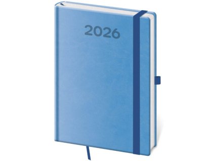 Týždenný A5 Print Pop , light blue (Farba light blue)
