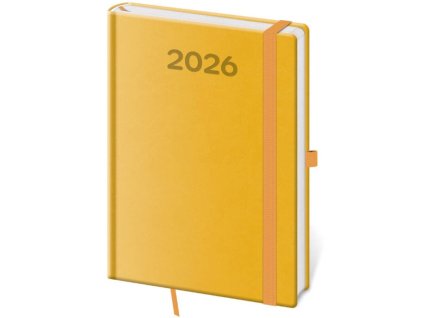 Týždenný A5 Print Pop , Yellow (Farba Yellow)