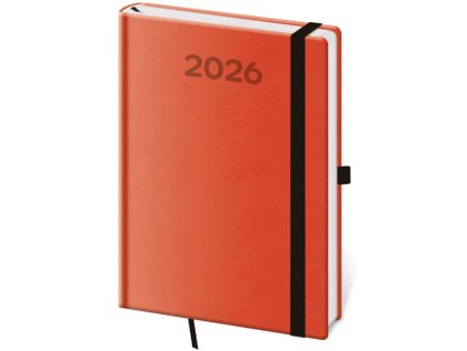 Týždenný A5 Print Pop , Orange (Farba Orange)