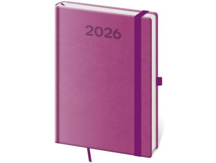 Týždenný A5 Print Pop , violet (Farba violet)