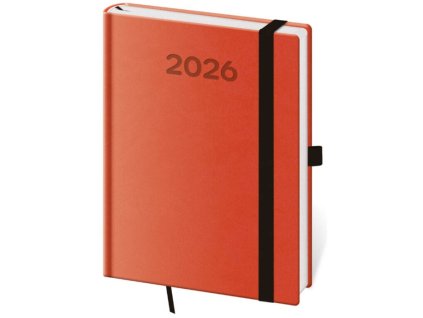 Denný B6 Print Pop , Orange (Farba Orange)