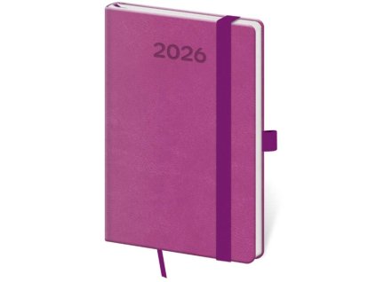 Týždenný vreckový Print Pop , violet (Farba violet)