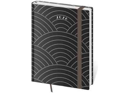 Týždenný B6 Vario s gumičkou , Round (Farba Round)