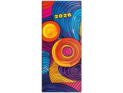 Vreckový Napoli mesačný , mixed (Farba mixed)