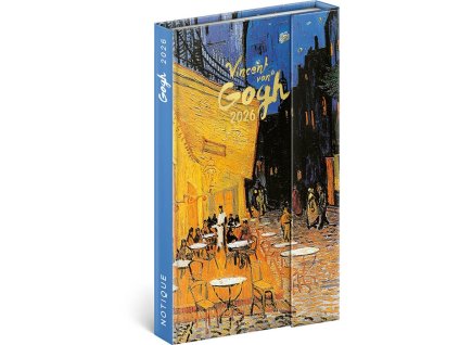 Týždenný diár Vincent van Gogh, 13x21 cm , mixed (Farba mixed)