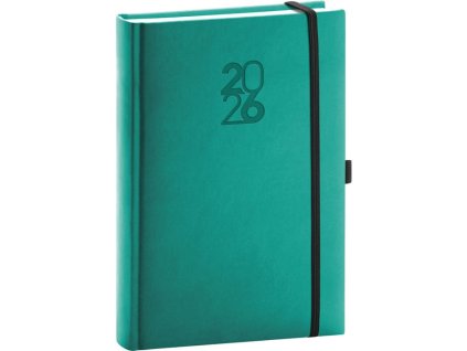 Denný A5 Aprint Top , turquoise (Farba turquoise)