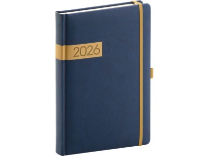 Denný A5 Twill , blue/gold (Farba blue/gold)