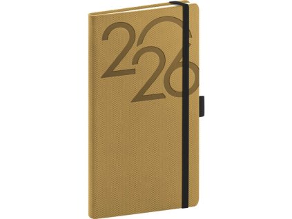 Vreckový Ajax 9x15,5 cm , gold (Farba gold)