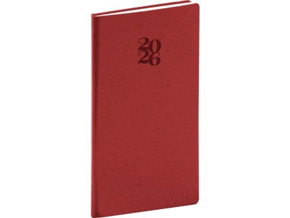 Vreckový Essenza 9x15,5 cm , cherry (Farba cherry)