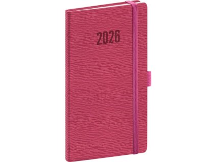 Vreckový Rivoli 9x15,5 cm , Pink (Farba Pink)