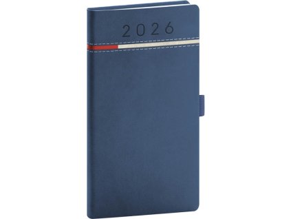 Vreckový Tomy 9x15,5 cm , blue/red (Farba blue/red)