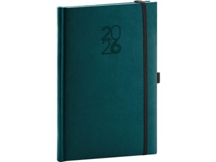 Týždenný A5 Aprint Top , petrol (Farba petrol)