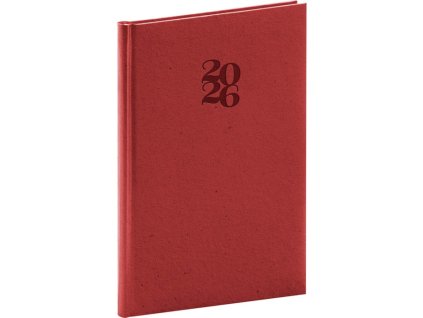 Týždenný A5 Essenza , cherry (Farba cherry)