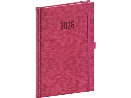 Týždenný A5 Rivoli , Pink (Farba Pink)