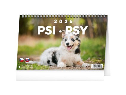 Stolový Psi – Psy CZ/SK , mixed (Farba mixed)