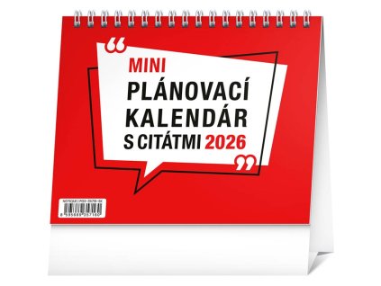 Stolový plánovací s citátmi , mixed (Farba mixed)