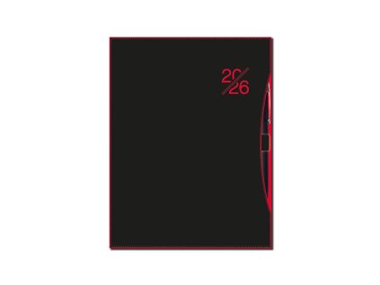 Týždenný A5 SMART , Red (Farba Red)
