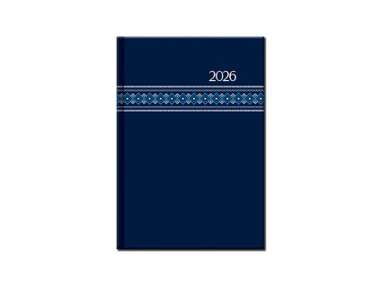 Týždenný A5 - FOLK , Blue (Farba Blue)