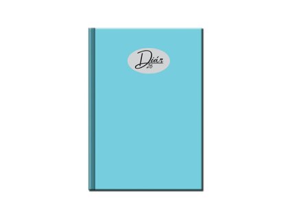 Denný A5 - COLORS , light blue (Farba light blue)