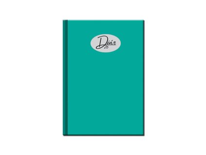 Denný A5 - COLORS zelenomodrý , green-blue (Farba green-blue)
