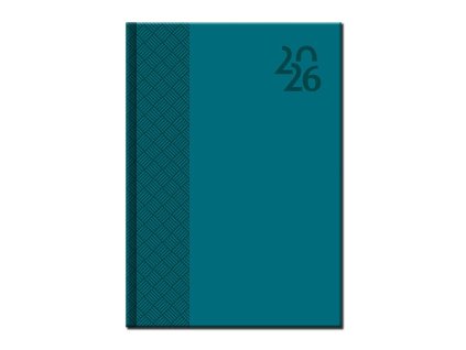 Manager diár B5 - VENETIA , turquoise (Farba turquoise)