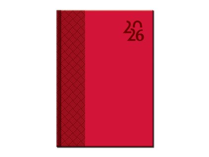 Manager diár B5 - VENETIA , Red (Farba Red)