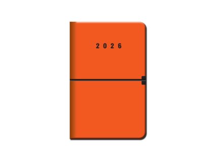 Týždenný A5 CAPRI , Orange (Farba Orange)