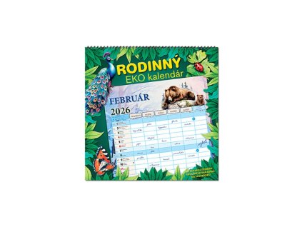 Nástenný Rodinný EKO kalendár , mixed (Farba mixed)