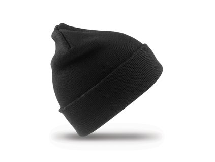 Recycled Woolly Ski Hat , Black (Farba Black)