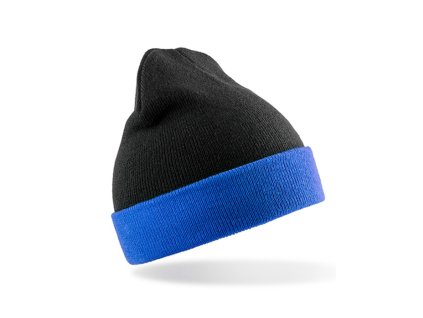 Compass Beanie , black/royal (Farba black/royal)
