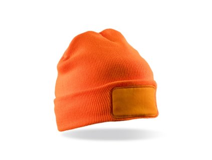 Recycled Thinsulate™ Printers Beanie , flo orange (Farba flo orange)