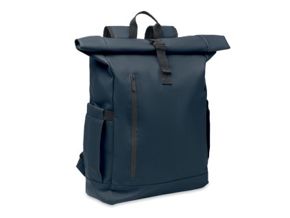 Rolovací batoh na notebook zo 600D RPET , Blue (Farba Blue)