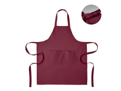 Zástera z BIO bavlny 240 g/m2 , Burgundy (Farba Burgundy)