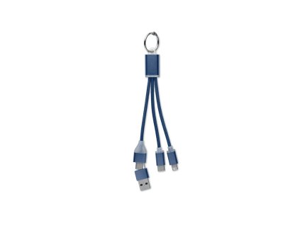 Nabíjací kábel 4v1, typ C , french navy (Farba french navy)