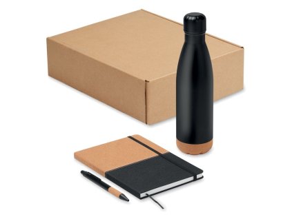3-dielna darčeková sada , Black (Farba Black)