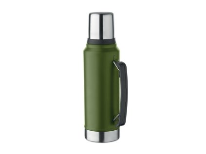 Termoska 1000ml z recyklovaného nerezu , dark green (Farba dark green)