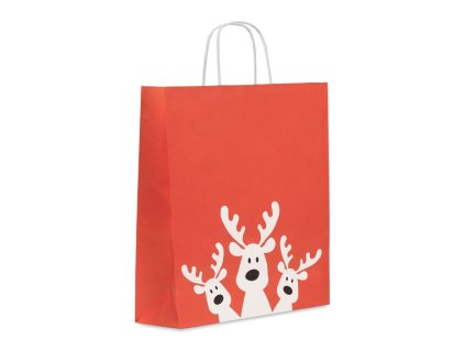 Veľká vianočná darčeková taška , Red (Farba Red)