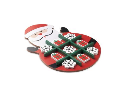 Vianočné drevené piškvorky , Red (Farba Red)