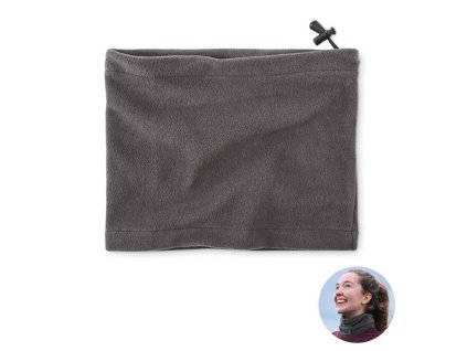 Flísový šál/čiapka , stone grey (Farba stone grey)