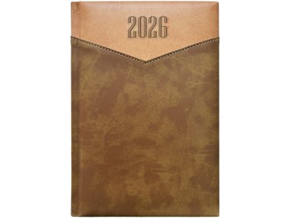 Denný diár ARROW , Brown (Farba Brown)