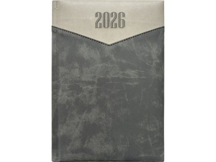 Denný diár ARROW , Grey (Farba Grey)