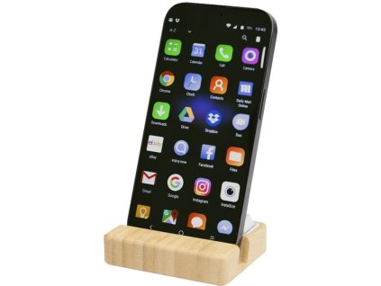 Stojan na mobil s antistresovou hračkou , wood (Farba wood)