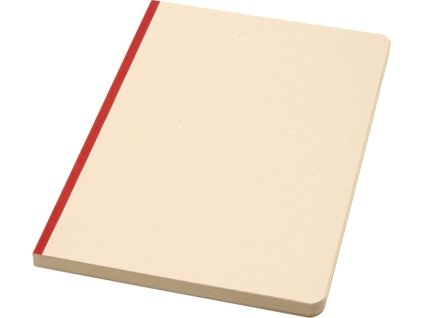 Zápisník A5 z cukrovej trstiny , brick (Farba brick)