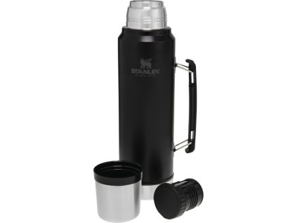 Termoska 1000 ml s pohárom Stanley , matt black (Farba matt black)