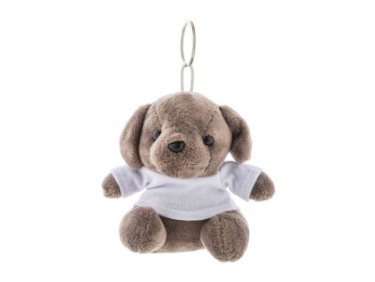 Plyšová kľúčenka - psík , Brown (Farba Brown)