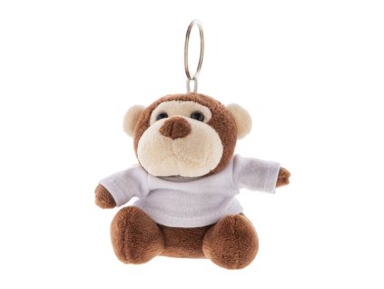 Plyšová kľúčenka - opica , Brown (Farba Brown)