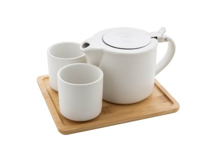 Čajová súprava (500+150+150 ml) , white (Farba white)